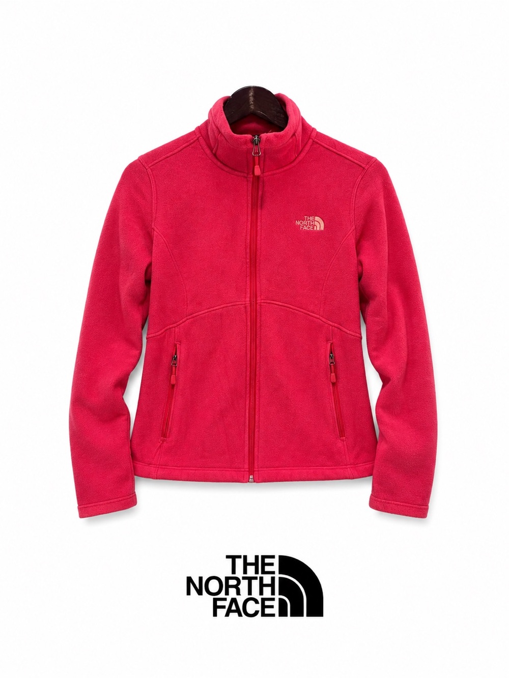 The North Face Women’s Pink Fleece Jacket Full Zip Medium Outdoor